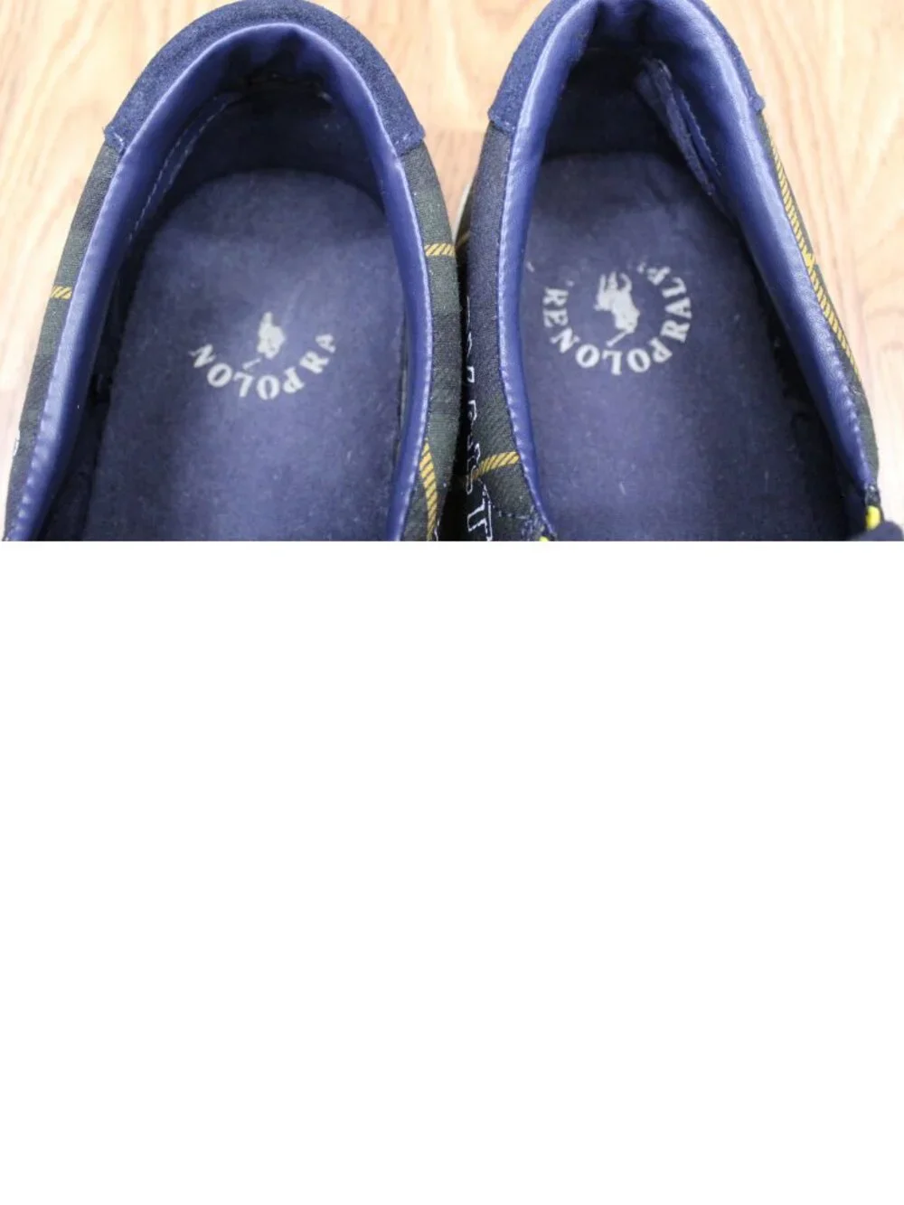 POLO RALPH LAUREN MENS THOMPSON III SLIP ON BOAT SHOES Sz 14